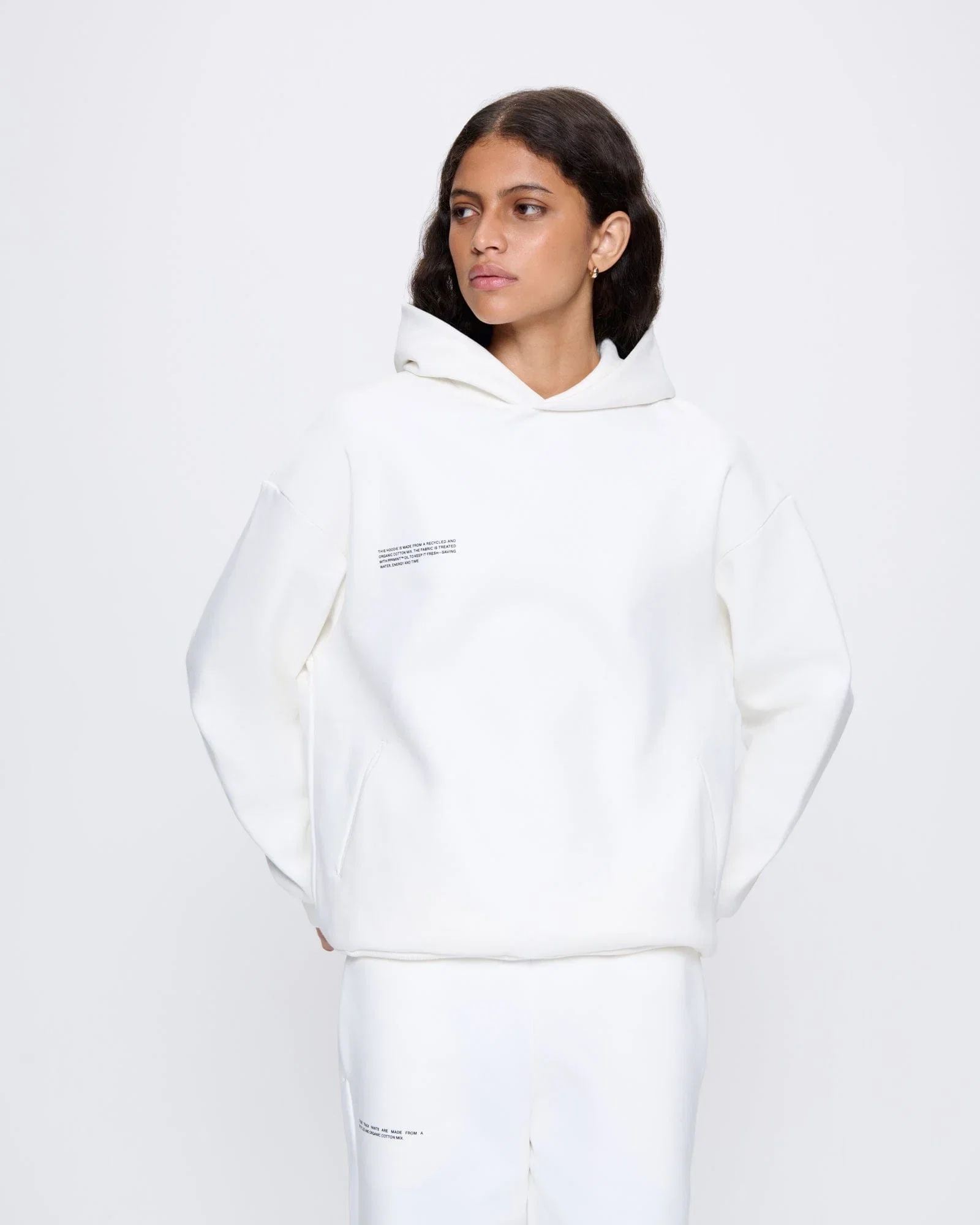 Image of Womens 365 Heavyweight Hoodie—off-white