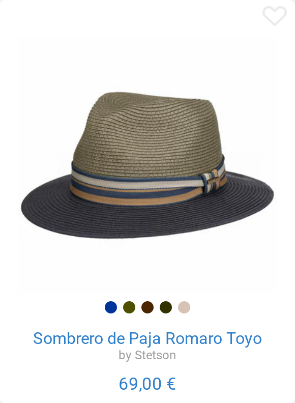 Sombrero de Paja Romaro Toyo by Stetson