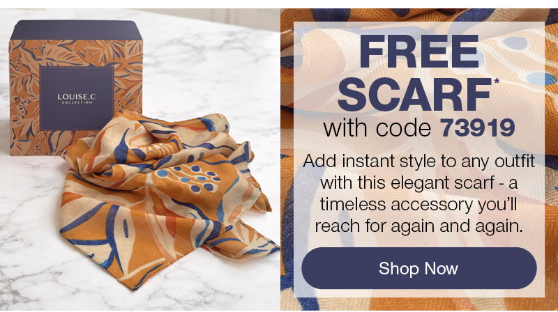 Free scarf with code 73919