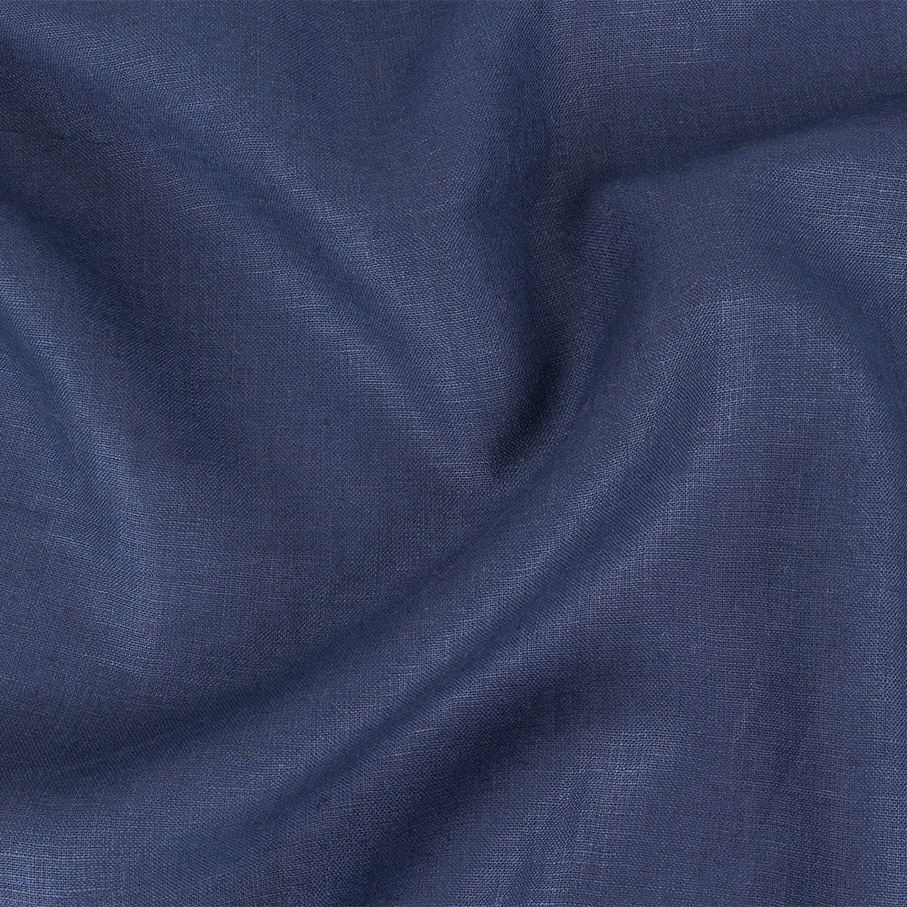 Image of Medium Weight Linen Woven - Mood Indigo - Grasmere Collection