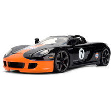 2005 Porsche Carrera GT - GULF OIL 1:24 Scale Diecast Model Car by Jada Toys