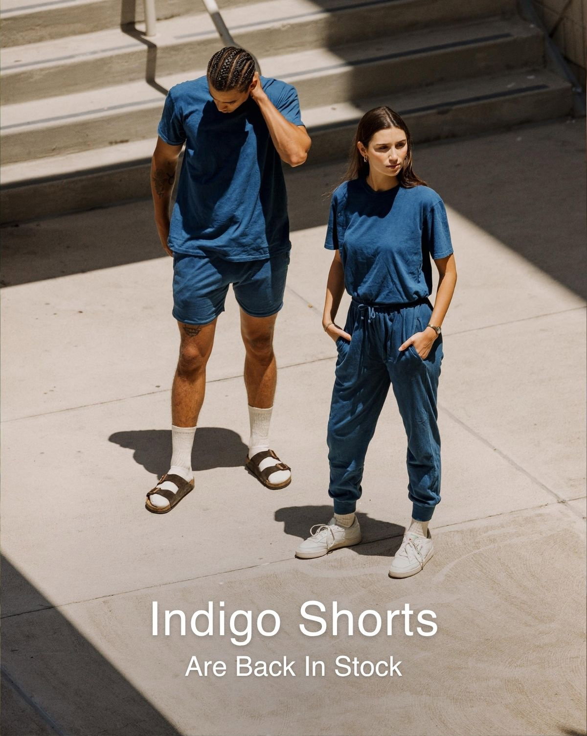 Indigo Shorts Are Back In Stock