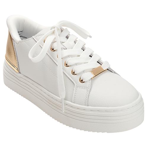 Joy Performance Easy-On Easy-Off Leather Platform Comfort Sneakers