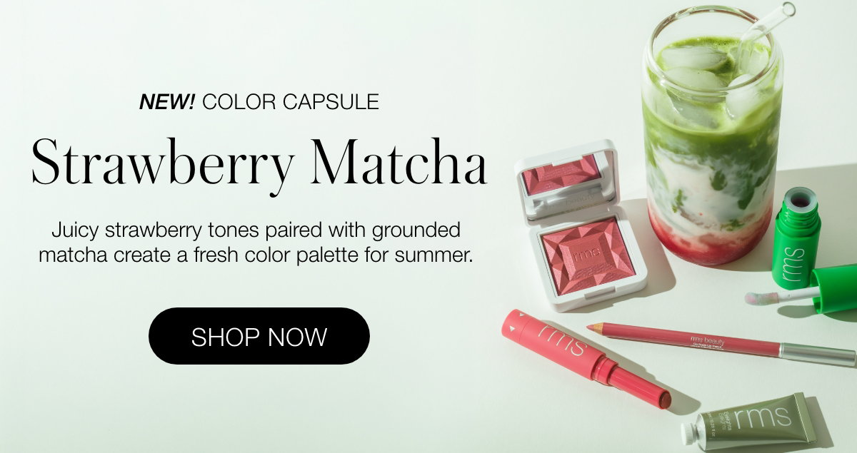 New! Color Capsule: Strawberry Matcha Juicy strawberry tones paired with grounded matcha create a fresh color palette for summer.