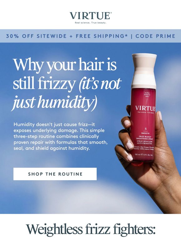 Why your hair’s still frizzy