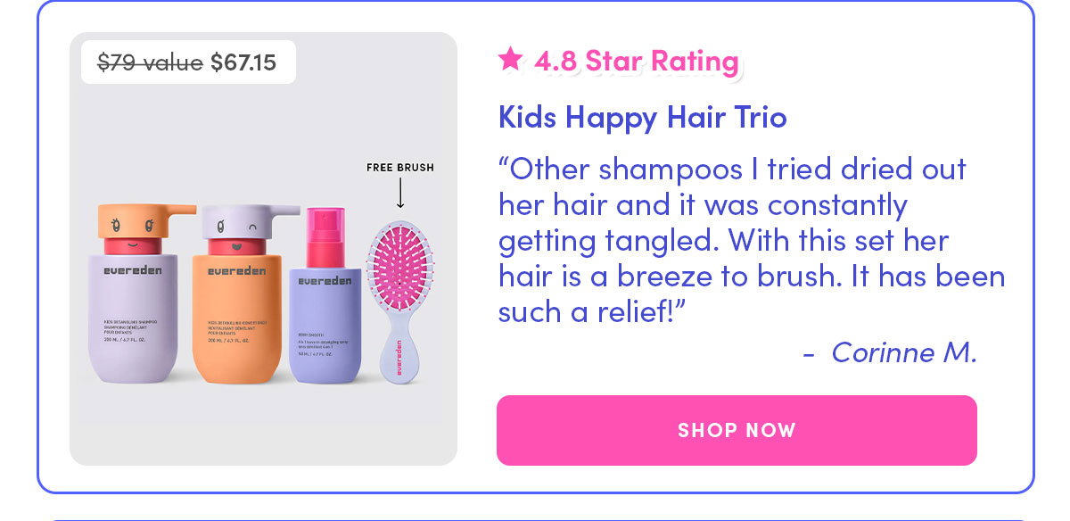 Kids Happy Hair Trio 