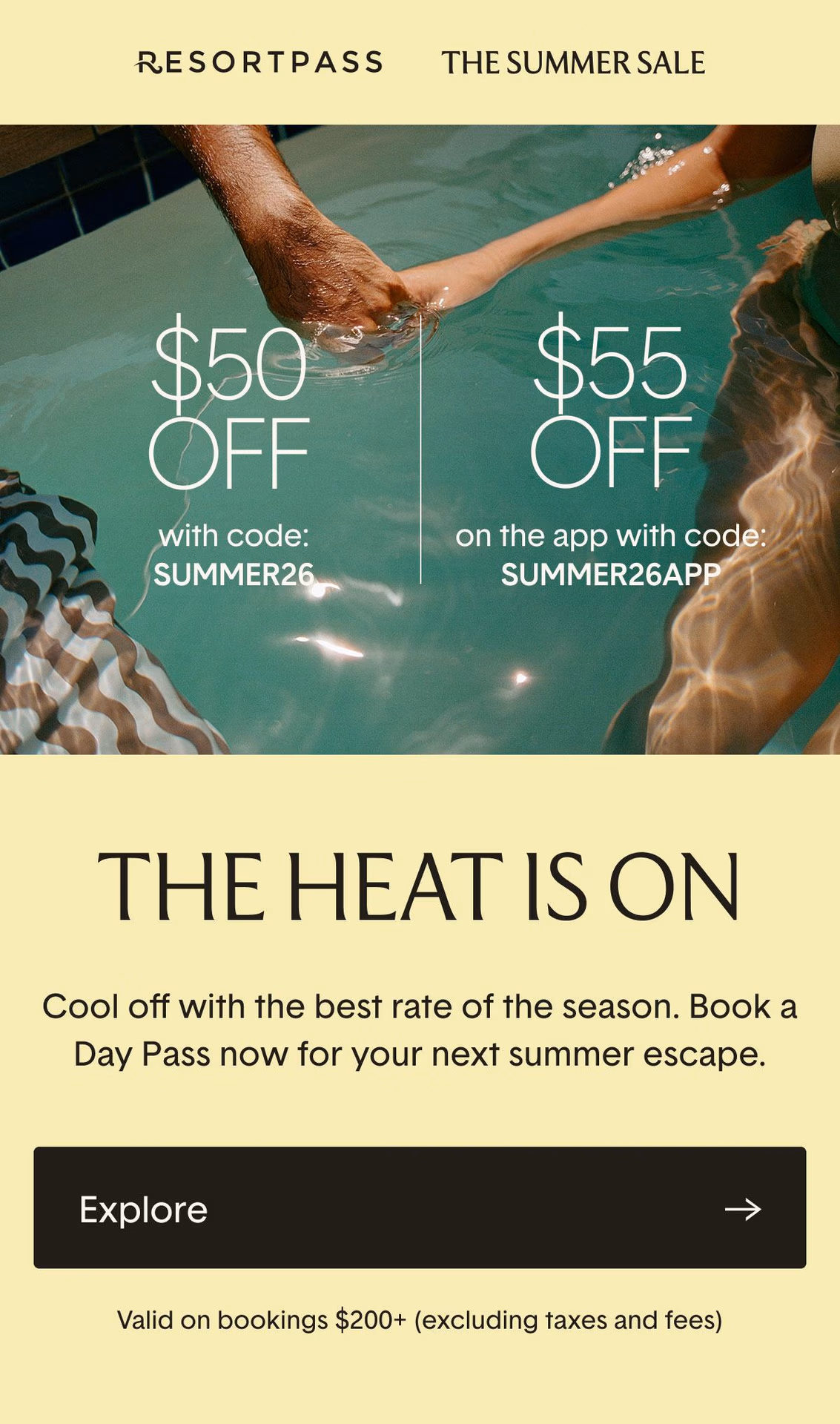 The Summer Sale | $50 off or $55 off on the app.