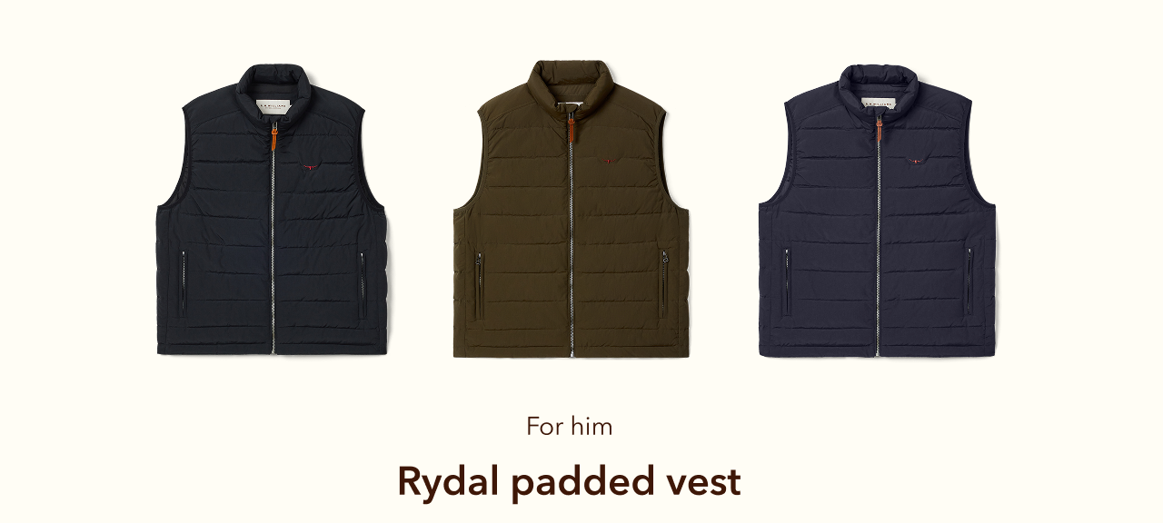 Rydal padded vest
