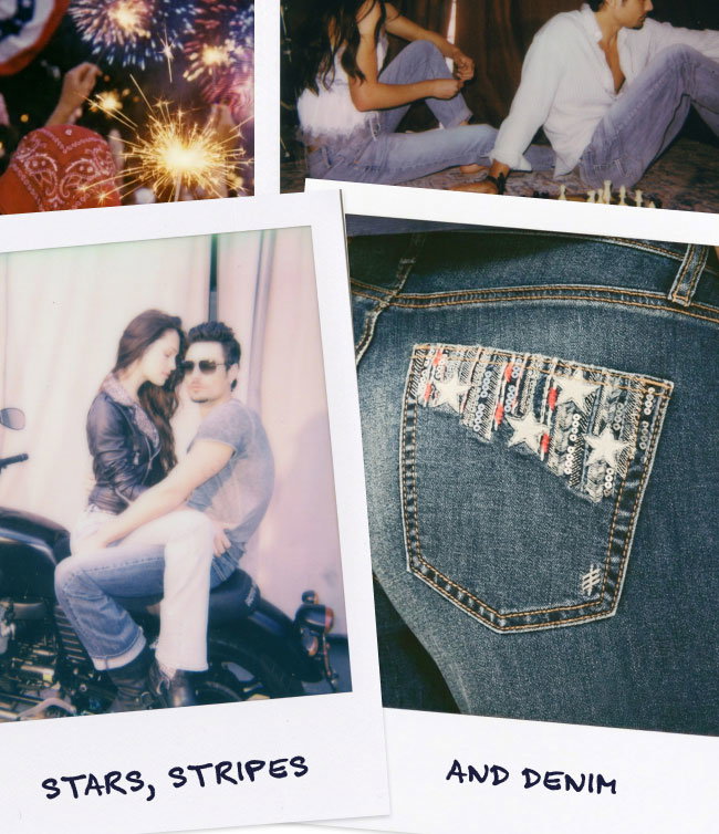 Stars, stripes, and denim