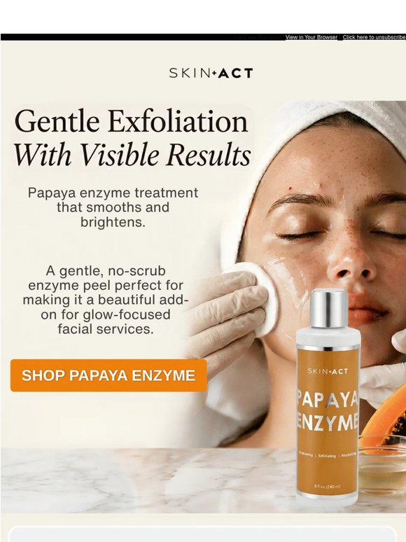 🍍Gentle Exfoliation. Visible Glow