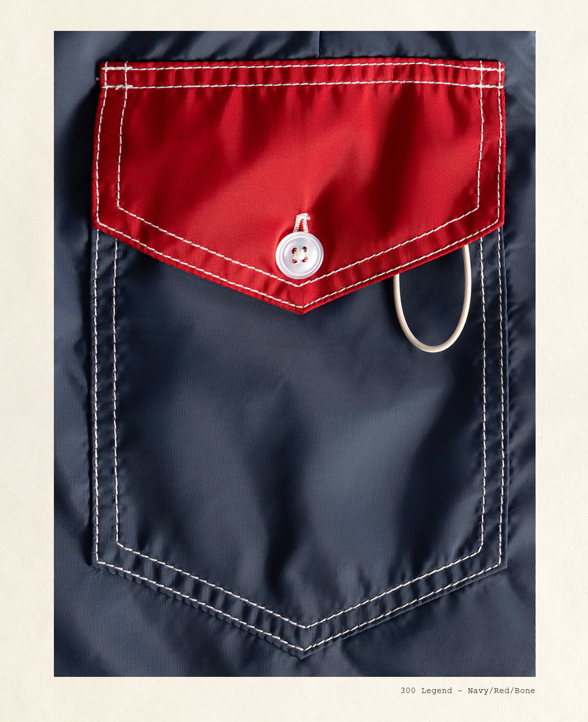 300 Legend - Navy/Red/Bone