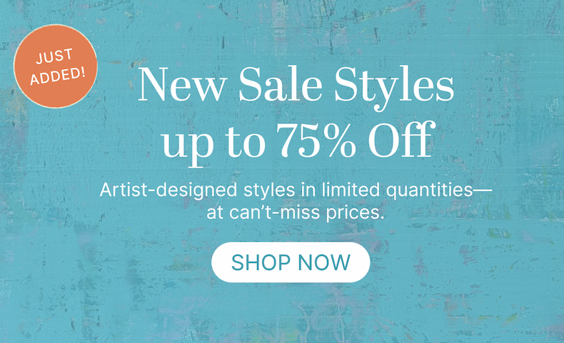 New Sale Styles up to 75% Off