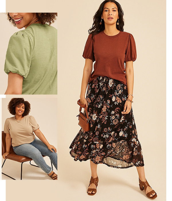 Models wearing maurices clothing.