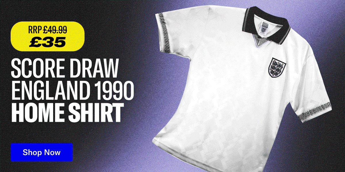 Score draw England shirts