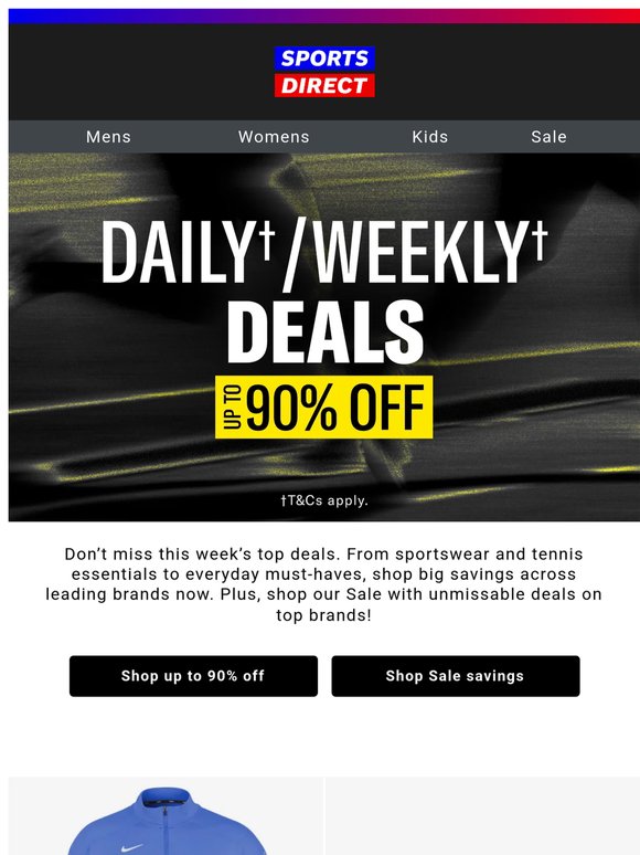 Top deals | Up to 90% off