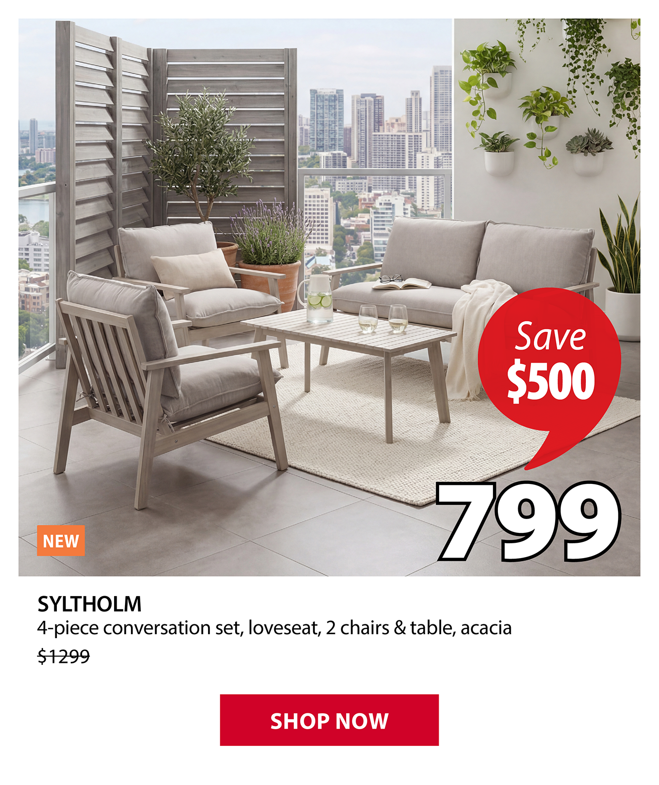 SYLTHOLM 4-piece conversation set | Save $500