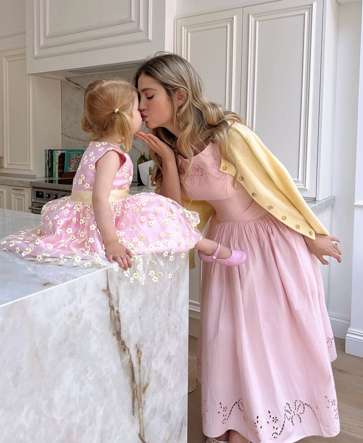 3d daisy tulle dress