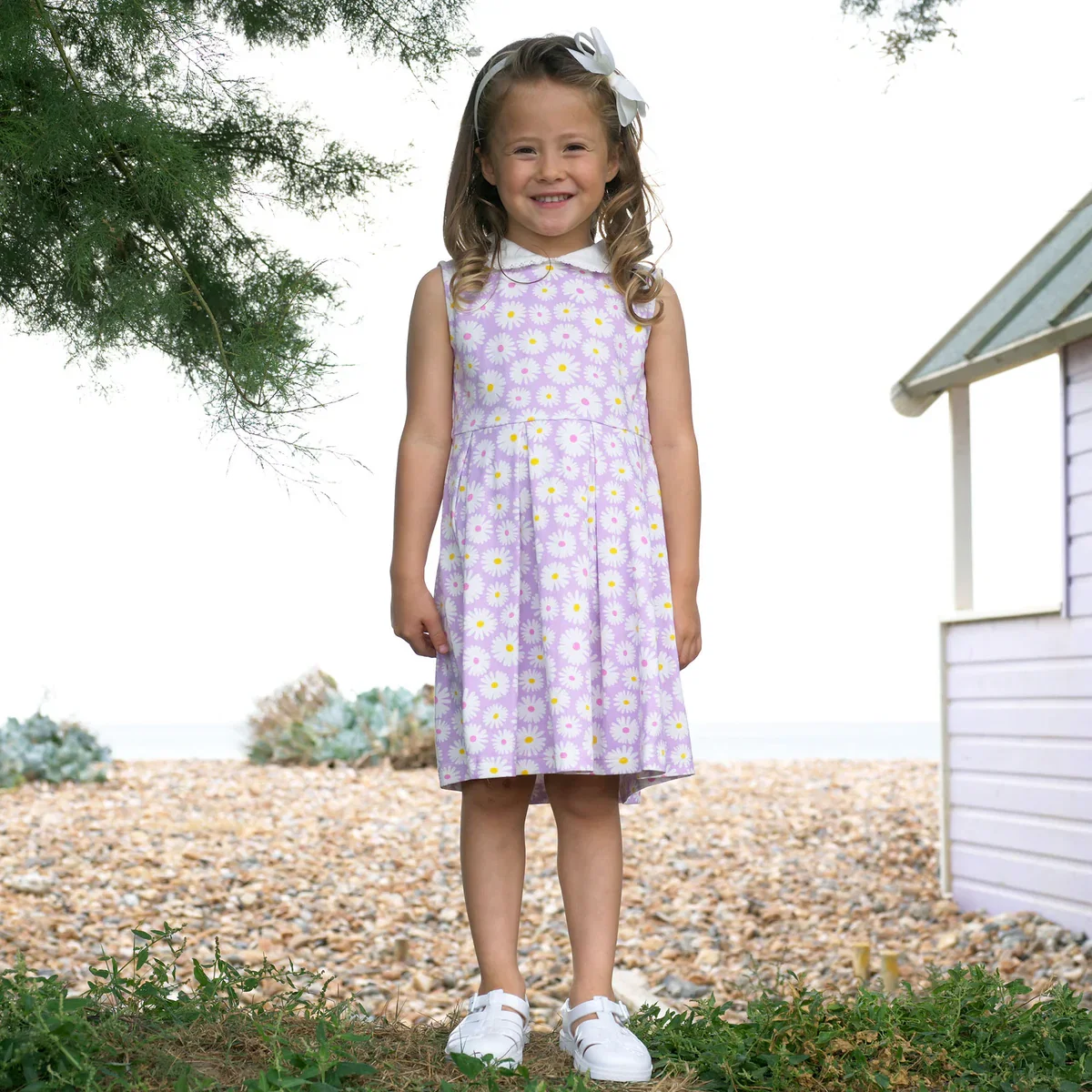 Purple Daisy Dress