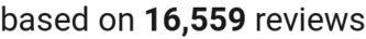number of reviews