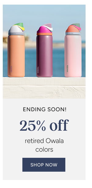 25% off Retired Owala Colors