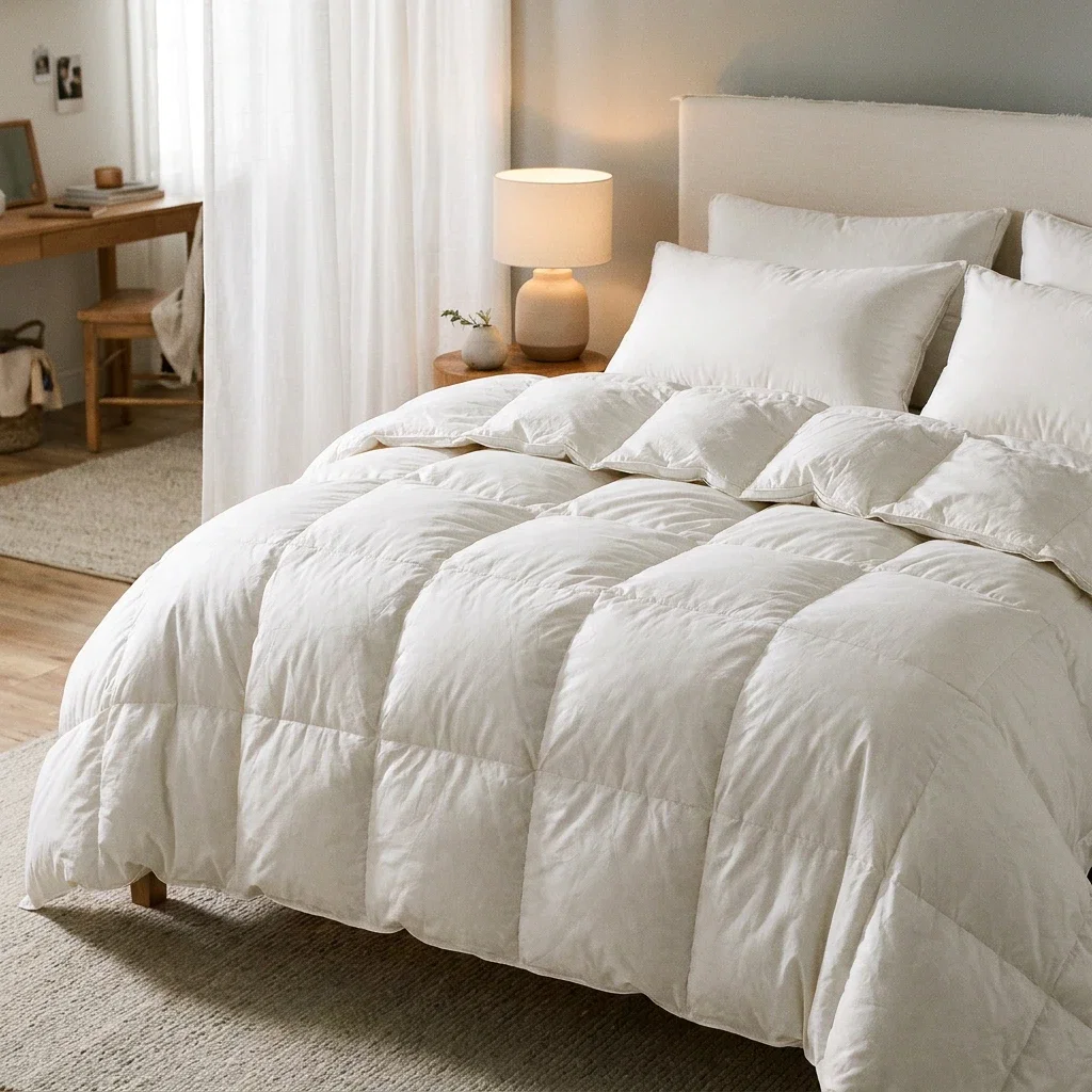 cloudlight goose feather quilt