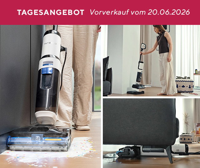 Tagesangebot 845480, TINECO Nass & Trockensauger S6 Stretch Steam Plus