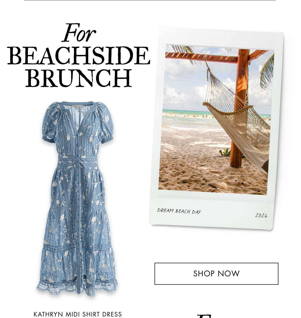 For Beachside Brunch
