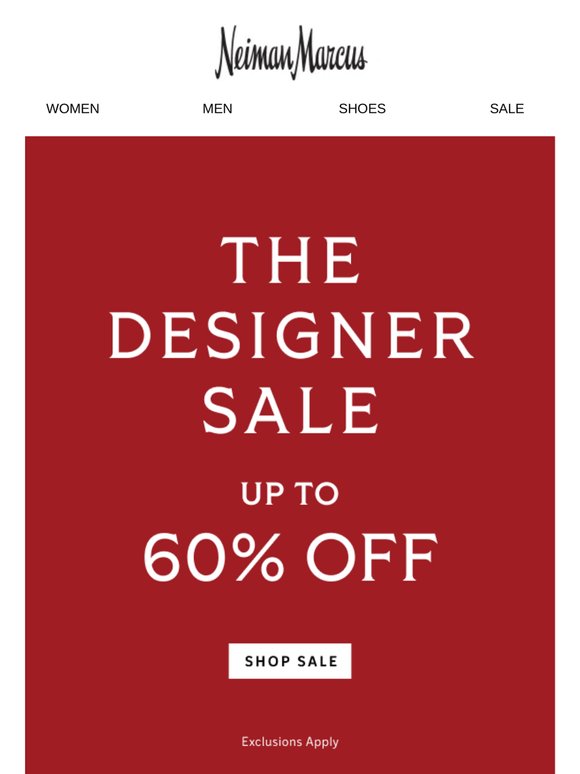 Good news: Our Designer Sale is now up to 60% off + Still thinking about your Balenciaga item & more?