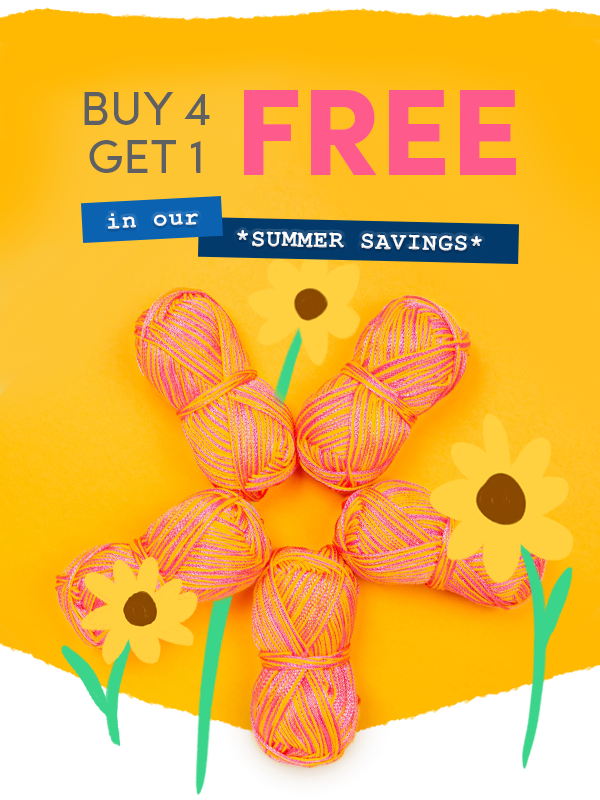 Buy 4, Get 1 FREE in our Summer Savings