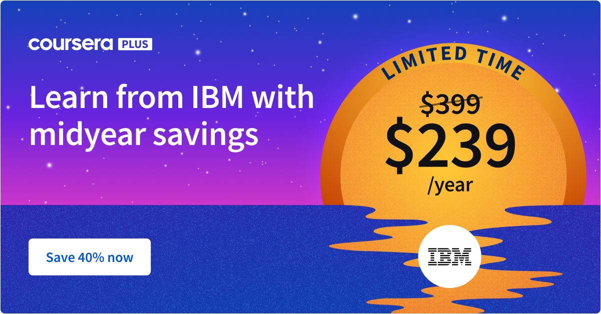 Save 40% now