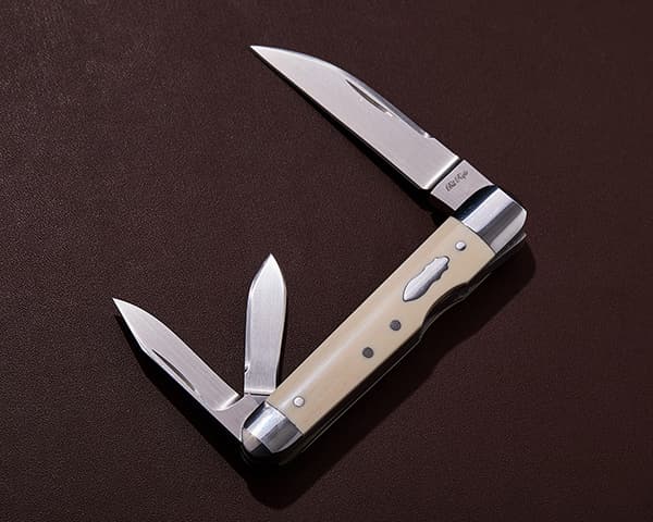 Bill Ruple Custom 3-Blade Lockback Whittler