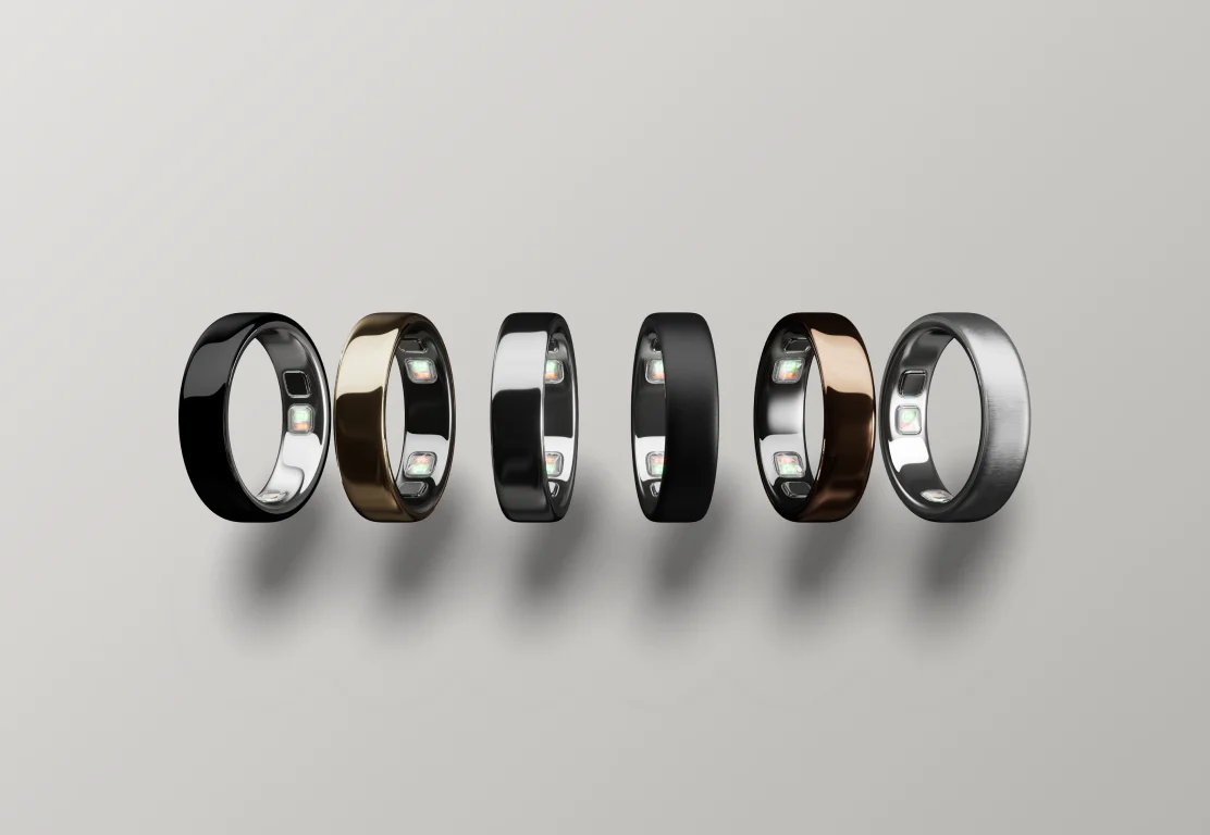 Oura Ring 5 in all of the finishes