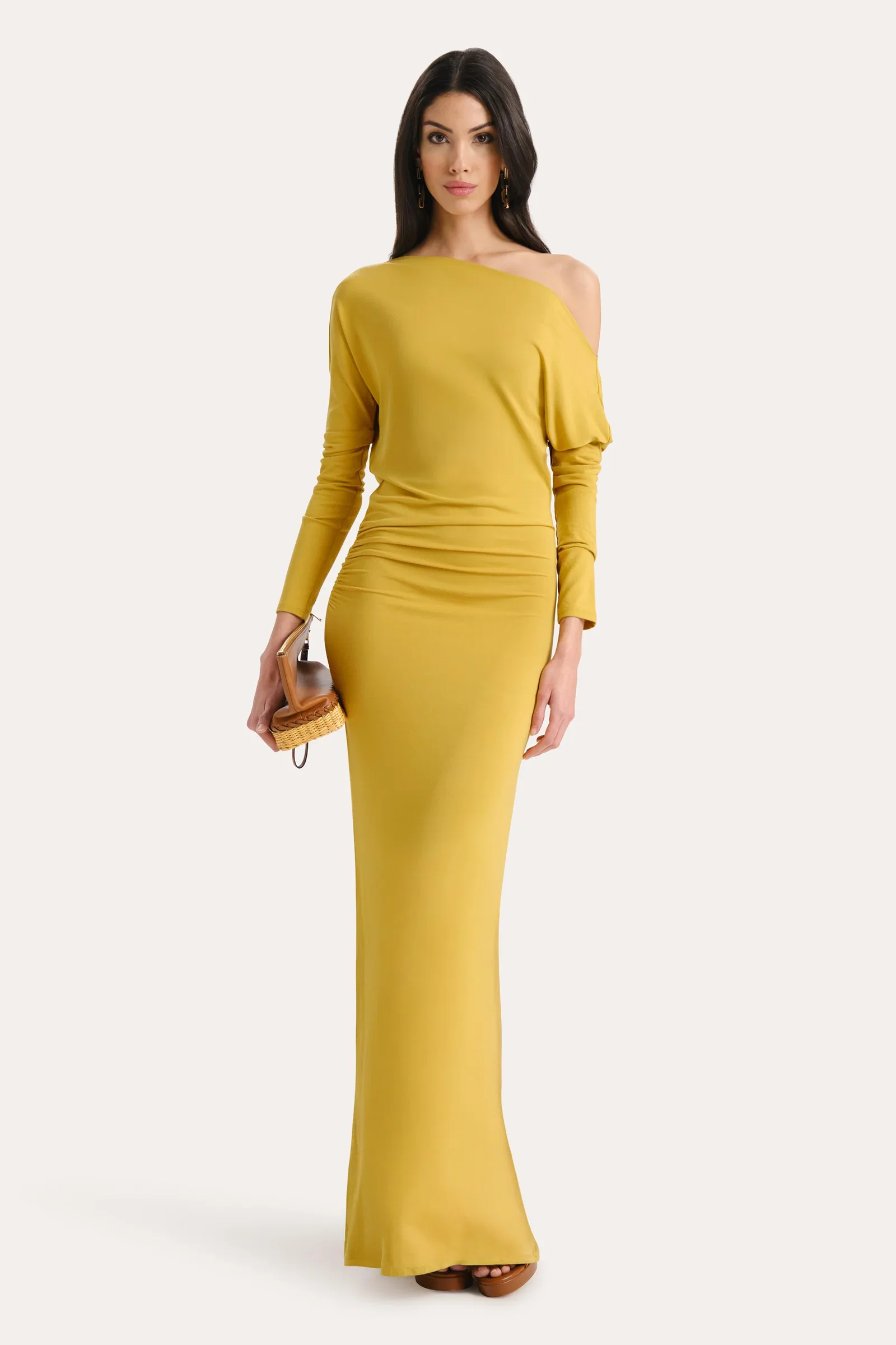 Image of Maia Off-Shoulder Maxi Dress