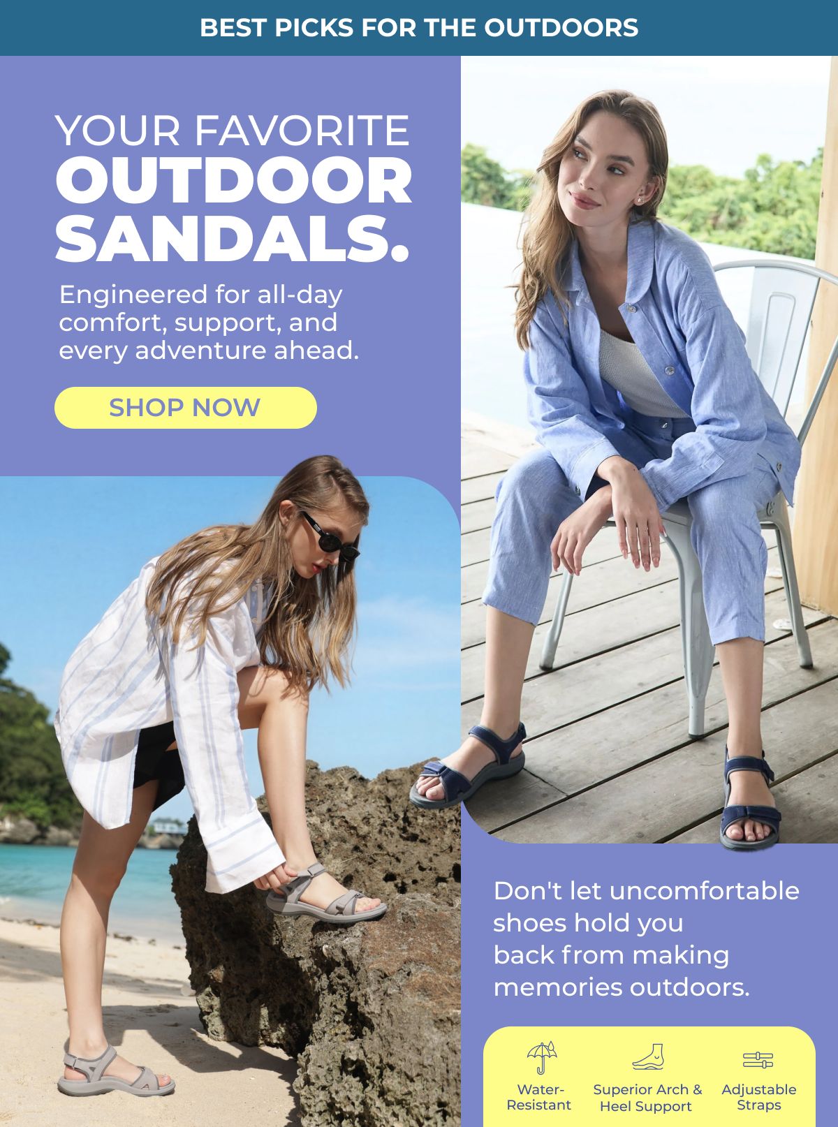 Your Favorite Outdoor Sandals.