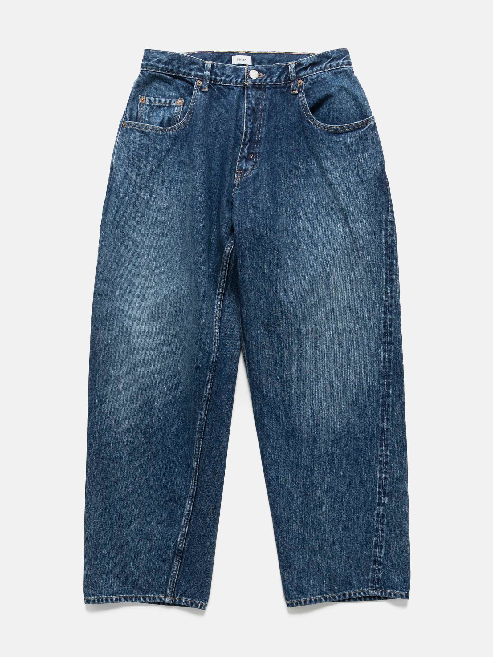 Image of Baggy 5 Pocket Pants Medium Blue