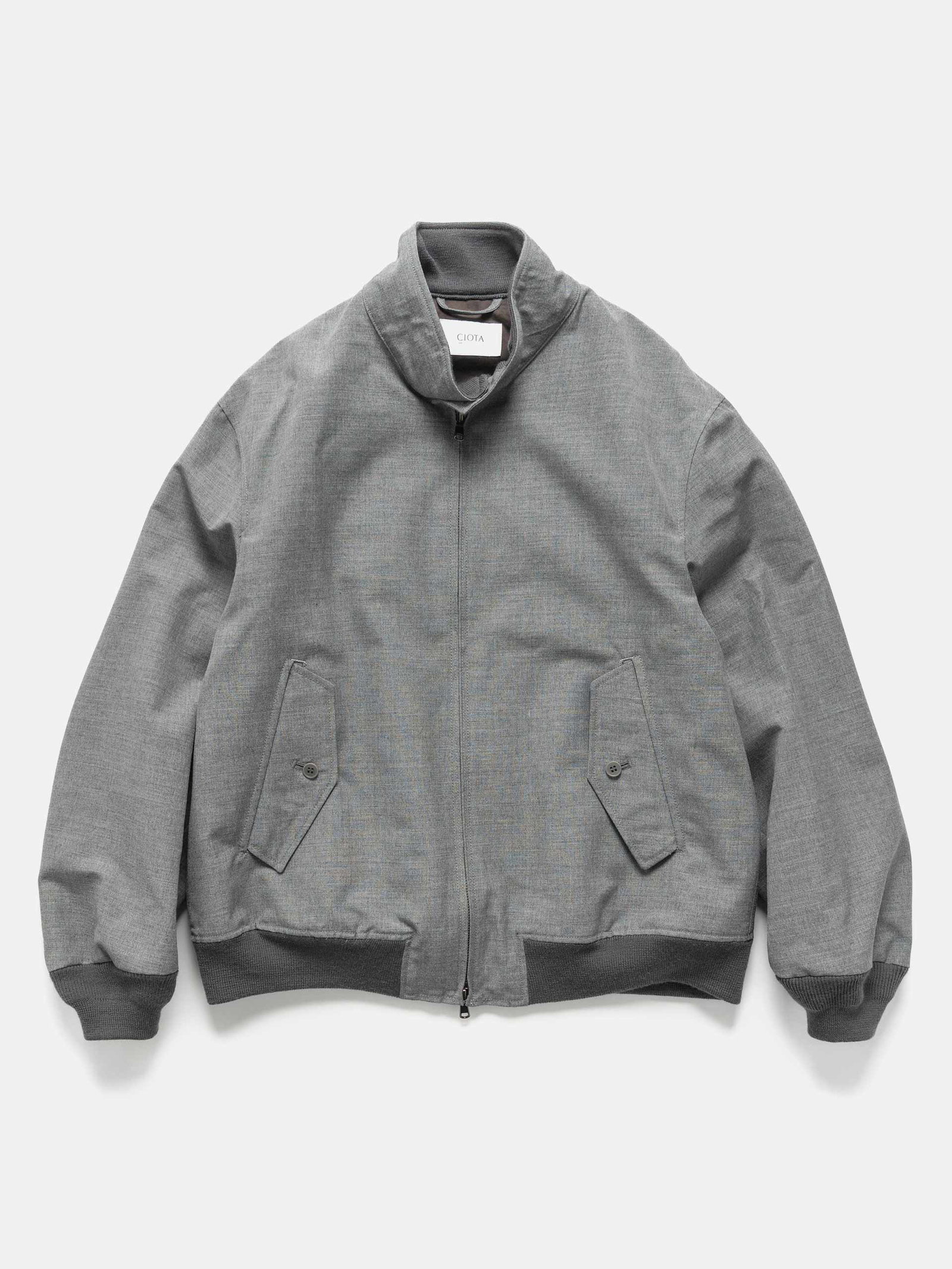 Image of Golf Jacket Top Gray