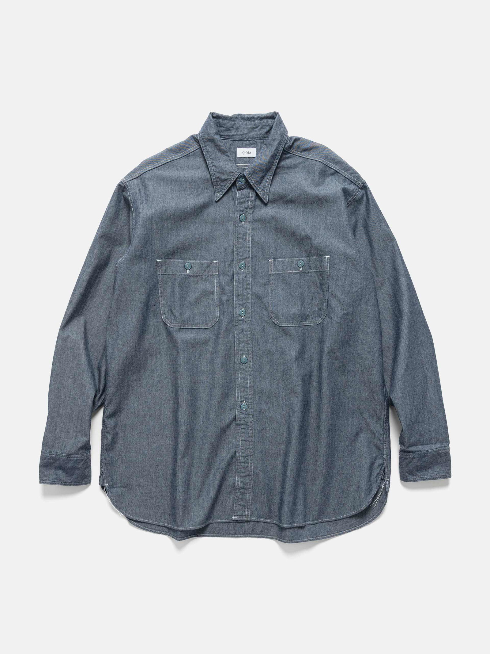 Image of USN Chambray Shirt Navy