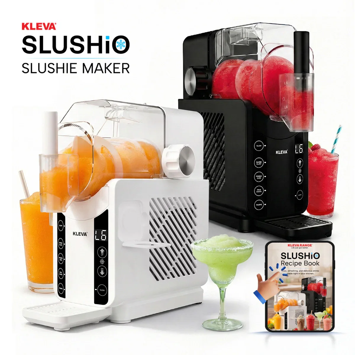Image of KLEVA® SlushiO Frozen Drink Maker – At-Home Slushies, Milkshakes & Frappes Made Refreshing