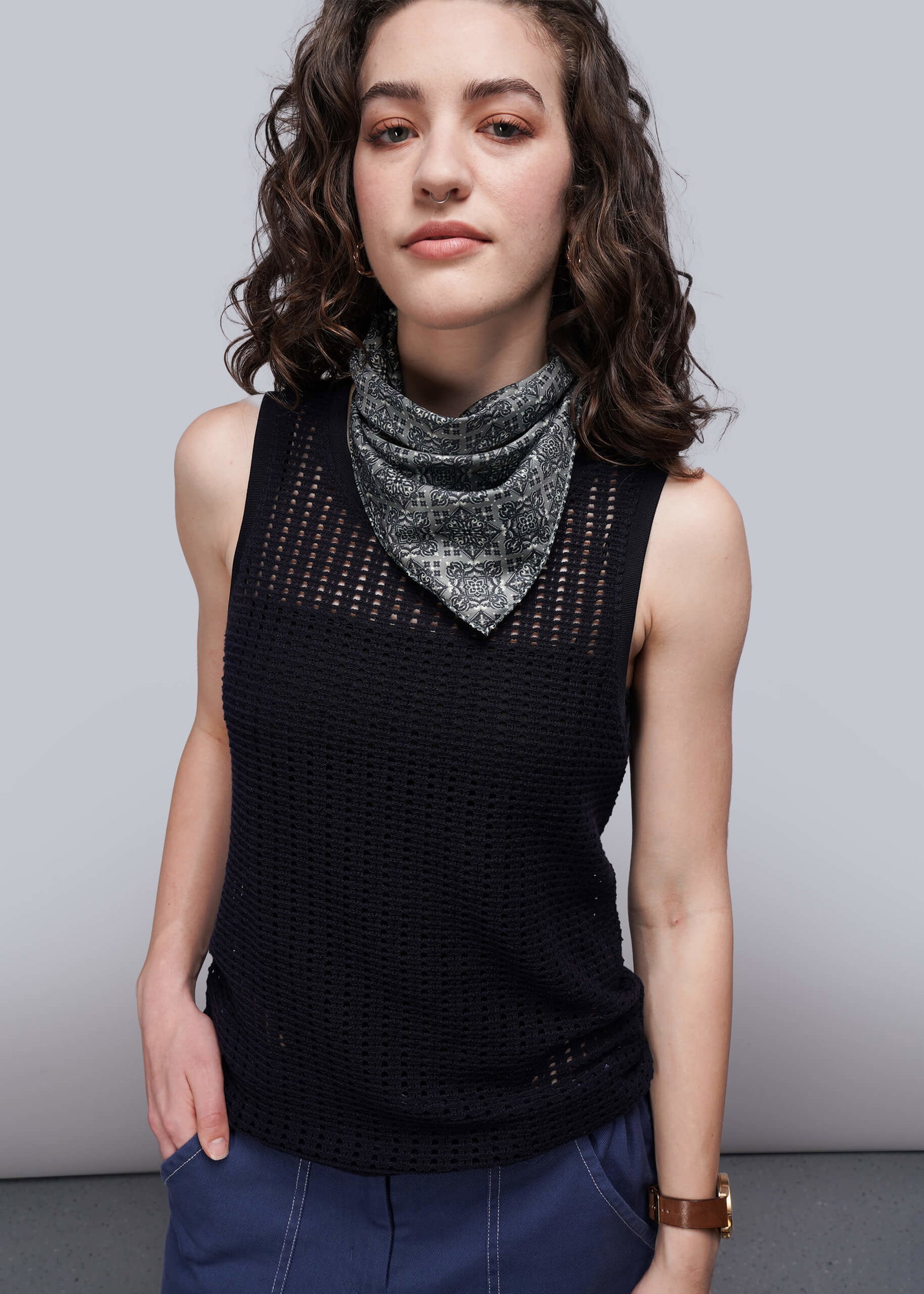 Image of Juliette Lewis x Wildfang Mesh Tank Top