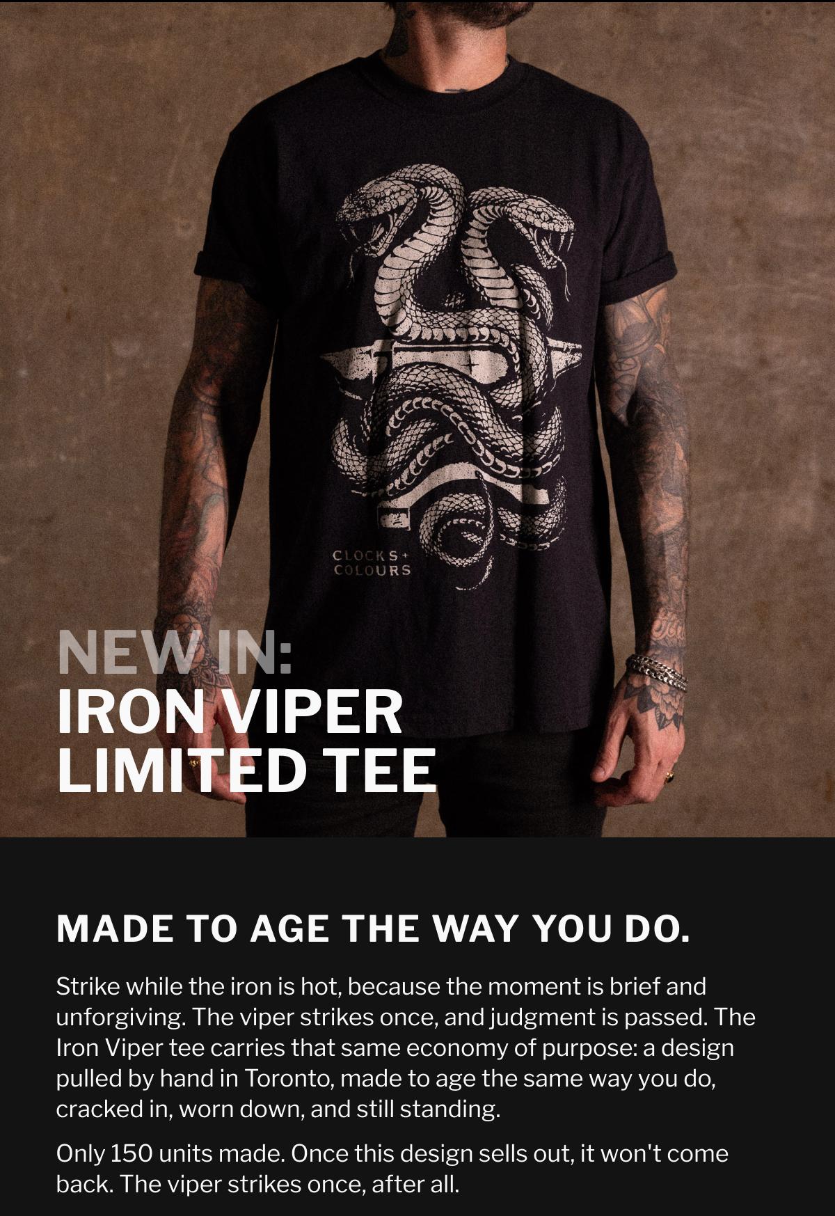 New In: Iron Viper x Black