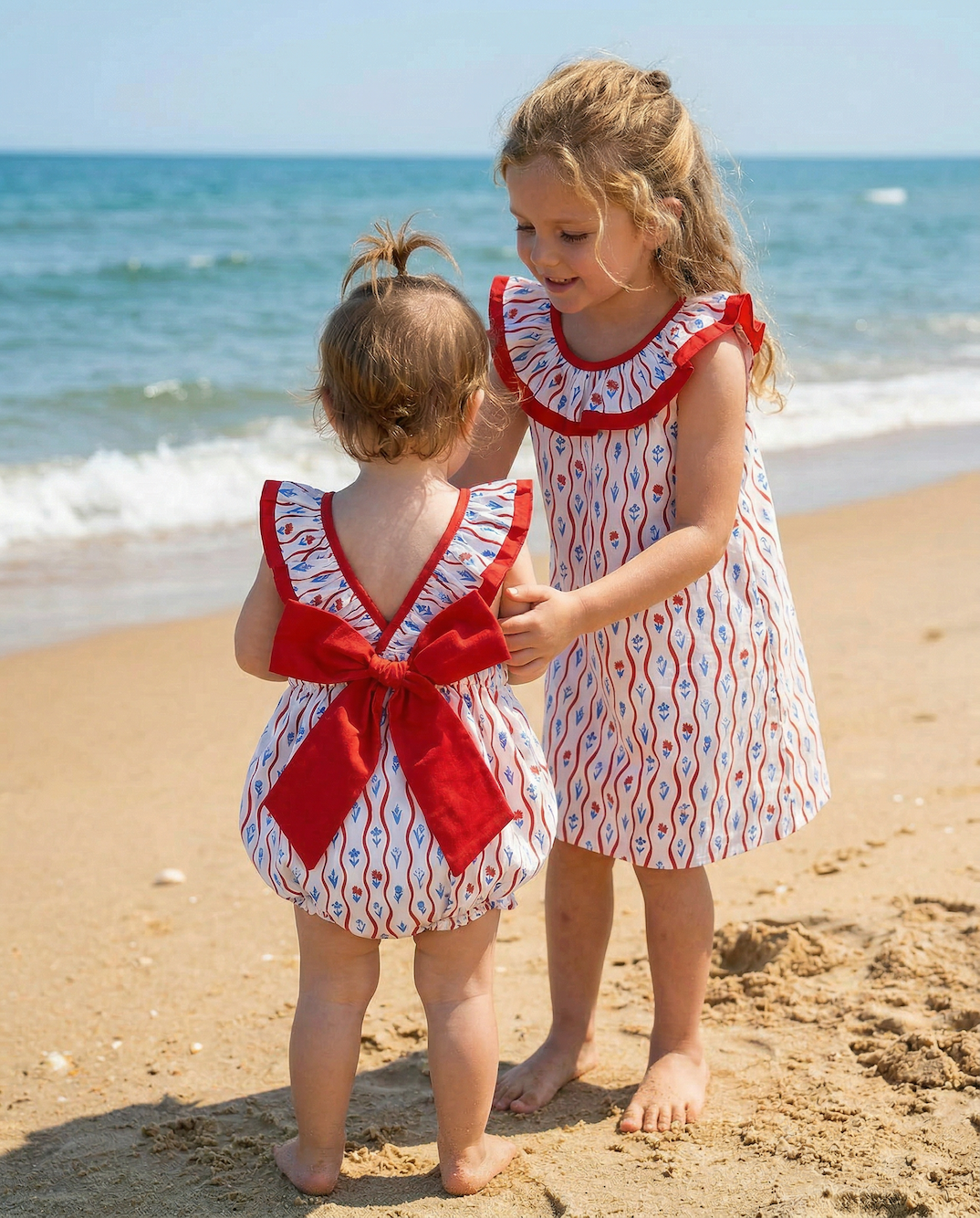 Red White Blue Floral Josie Collection
