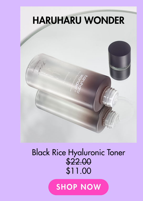Haruharu Wonder Black Rice Hyaluronic Toner