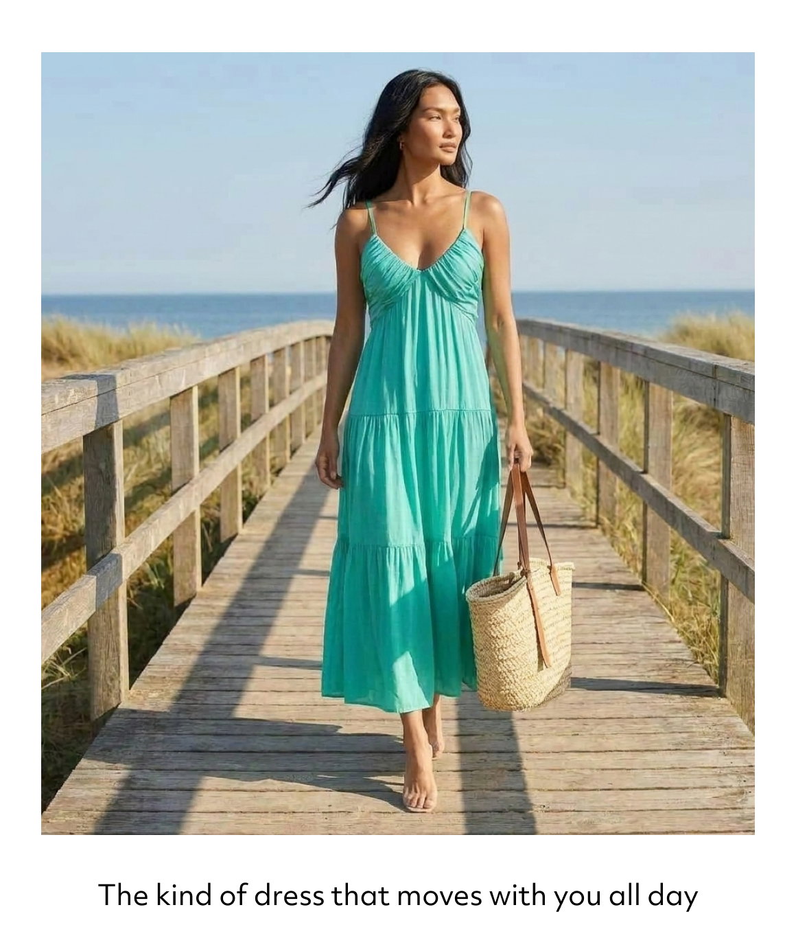 The kind of dress that moves with you all day