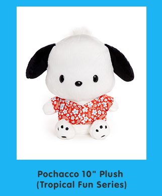 Pochacco 10" Plush (Tropical Fun Series)