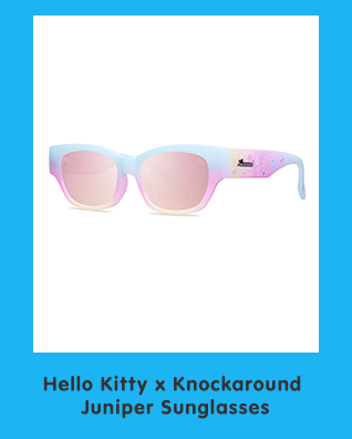 Hello Kitty x Knockaround 50th Anniversary Sunglasses (Junipers)