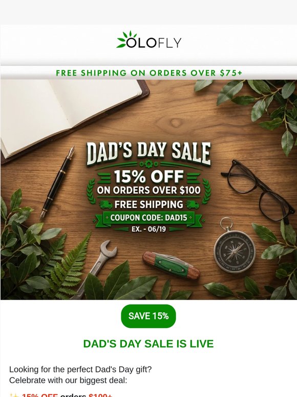 Dad's day sale