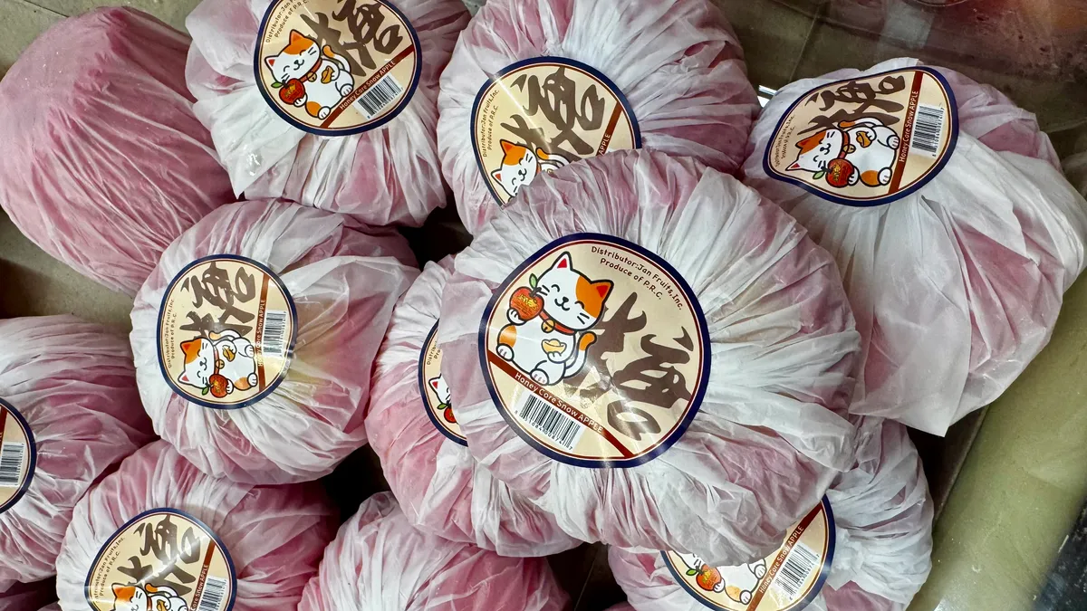 Honey Core Snow apples at Pan-Asia Supermarket.