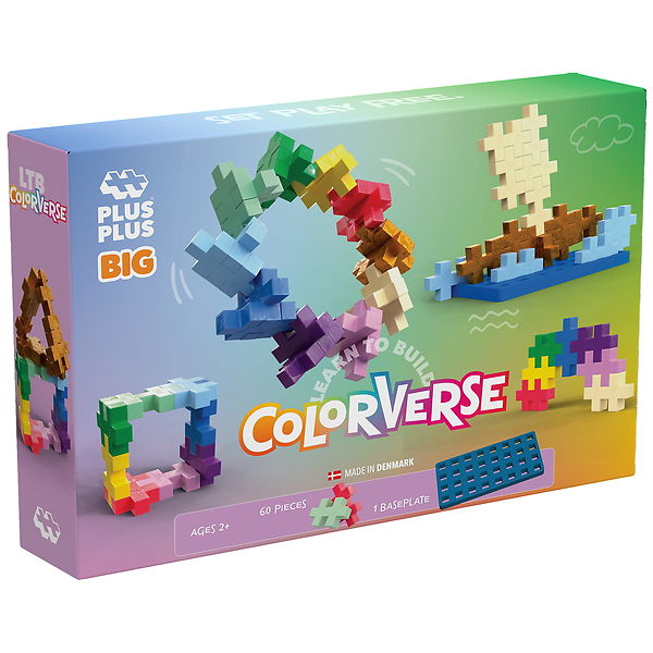 Image of Plus-Plus Big - Learn To Build - 60 stk - Colorverse