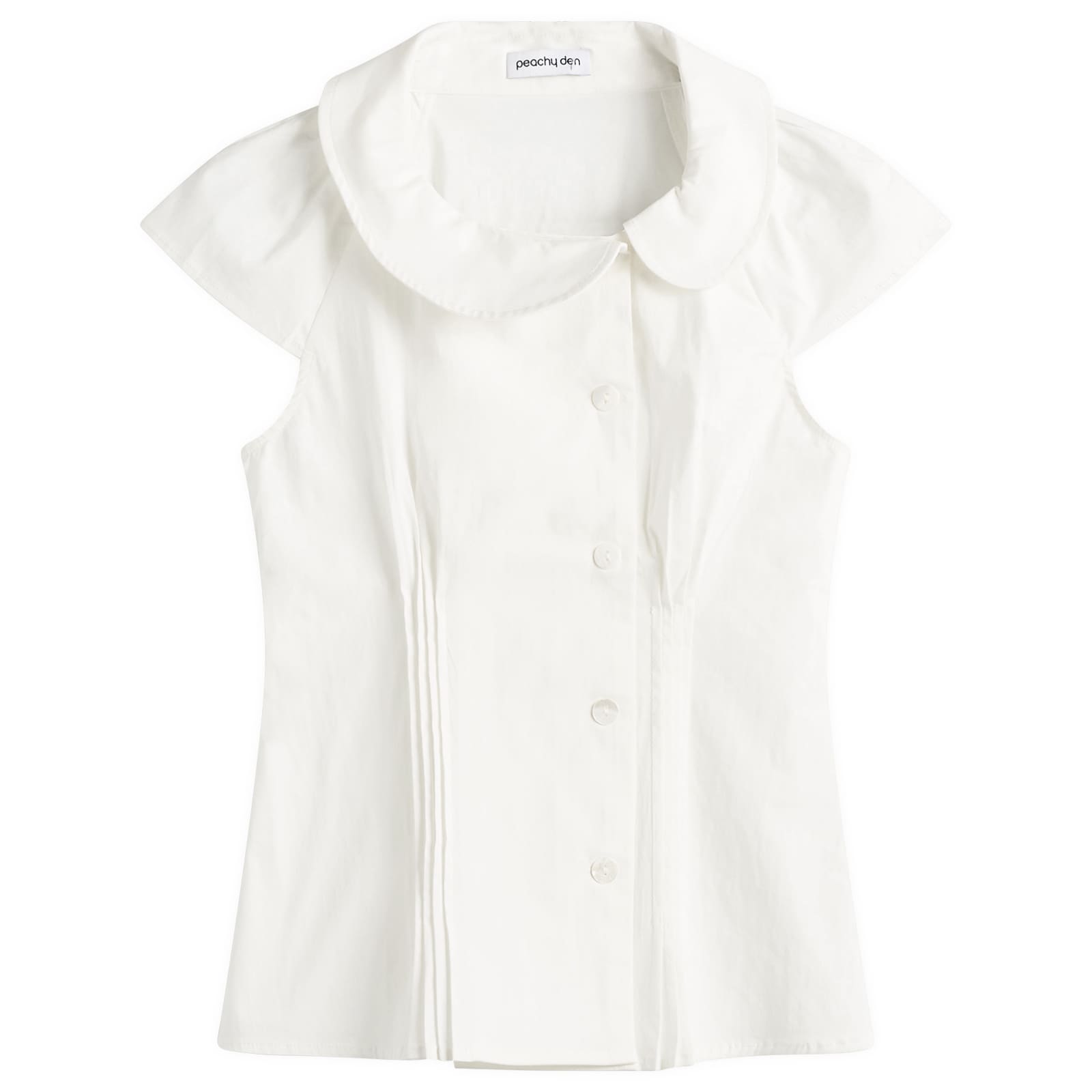 Peachy Den Missy Asymmetric Blouse