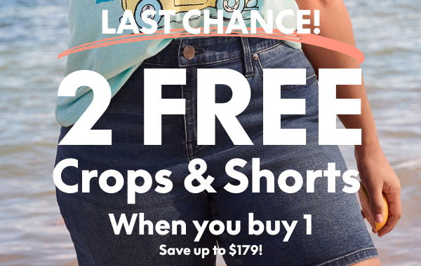 Buy 1 Get 2 Free Crops & Shorts